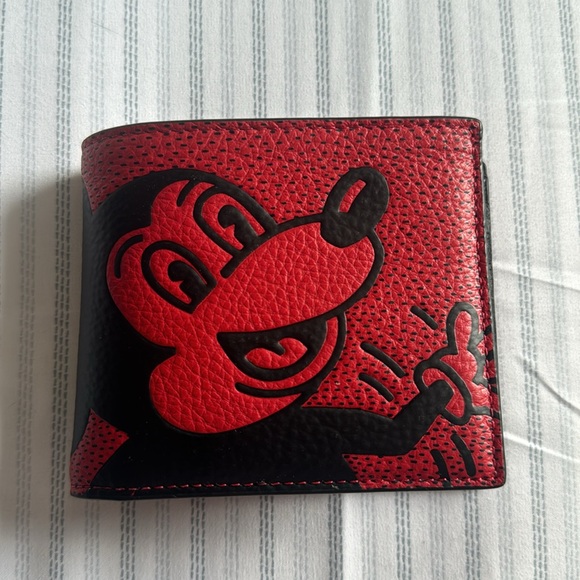 Coach Limited edition Disney Mickey Mouse Keith Haring 3 in 1 wallet - Picture 5 of 10